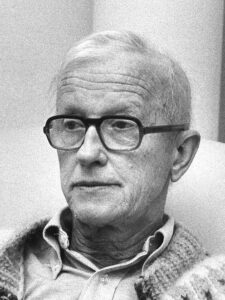 Black and white photo of Max Delbrück.