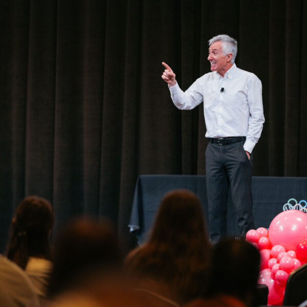 Keynote speaker Jean-Luc Doumont presenting at the 2024 ASPIRE Career Symposium