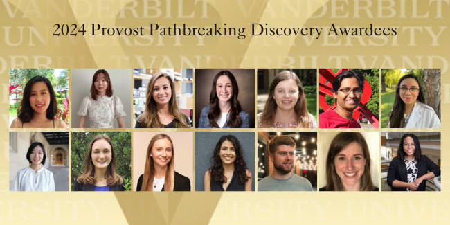Fourteen biomedical sciences students receive 2024 Provost Pathbreaking Discovery Award