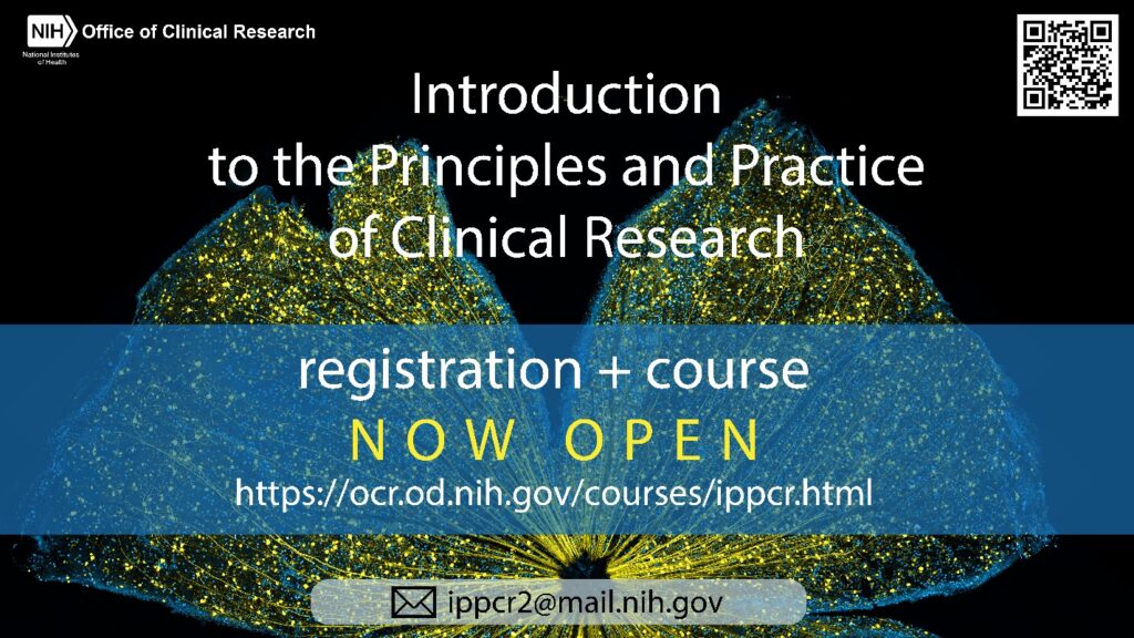 NIH Introduction to the Principles and Practice of Clinical Research ...
