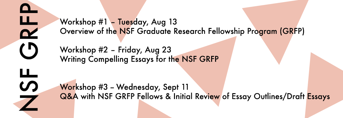 Workshops and peer review sessions for applicants to the 2025 NSF Graduate Research Fellowship Program