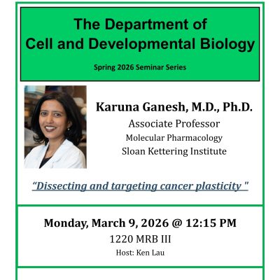Karuna Ganesh, M.D., Ph.D. presents: