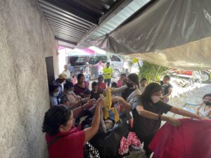 Volunteers distribute supplies to orphaned girls in Honduras