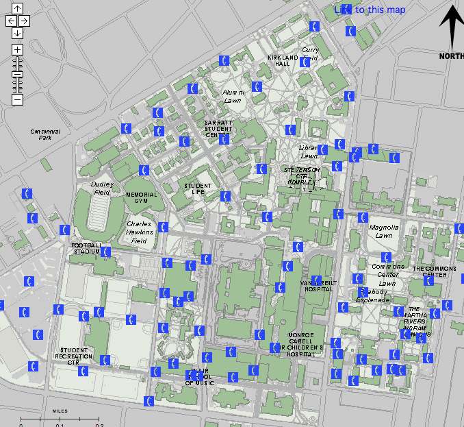 Vanderbilt University Campus Map